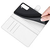 Чехол-книжка Litchie Wallet для Samsung Galaxy S22 White, фото 3