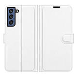 Чехол-книжка Litchie Wallet для Samsung Galaxy S22 White, фото 6