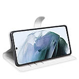 Чехол-книжка Litchie Wallet для Samsung Galaxy S22 White, фото 2