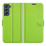 Чехол-книжка Litchie Wallet для Samsung Galaxy S22 Light Green, фото 6
