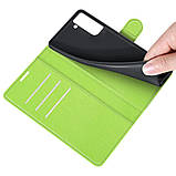 Чехол-книжка Litchie Wallet для Samsung Galaxy S22 Light Green, фото 5