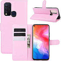 Чохол-книжка Litchie Wallet для Vivo Y30 / Y50 Pink