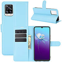 Чохол-книжка Litchie Wallet для Vivo V20 Blue