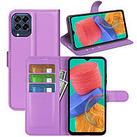 Чохол-книжка Litchie Wallet для Samsung Galaxy M53 5G Violet