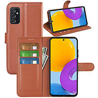 Чохол-книжка Litchie Wallet для Samsung Galaxy M52 5G Brown