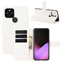 Чохол-книжка Litchie Wallet для Google Pixel 5 White