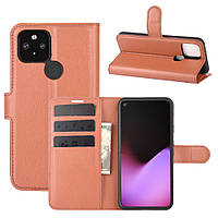 Чохол-книжка Litchie Wallet для Google Pixel 5 Brown