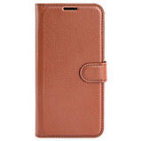 Чохол-книжка Litchie Wallet для Xiaomi Redmi 10C Brown, фото 4