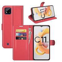 Чохол-книжка Litchie Wallet для Realme C11 2021 Red
