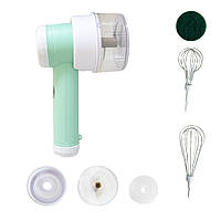 Ручний блендер із насадками Cooking Machine JY-161 Зелений 3в1, міксер кухонний, блендер-міксер і щітка (ST)