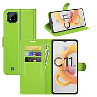 Чохол-книжка Litchie Wallet для Realme C11 2021 Light Green