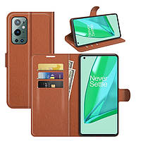 Чохол-книжка Litchie Wallet для OnePlus 9 Pro Brown