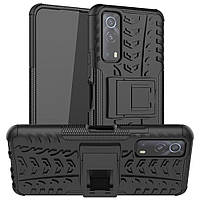 Чохол Armor Case для Vivo Y72 5G / Y53s / iQOO Z3 Black