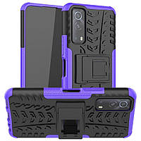 Чохол Armor Case для Vivo Y72 5G / Y53s / iQOO Z3 Violet