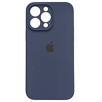 Чохол Silicone Full Camera для Apple iPhone 14 Pro Dark Blue