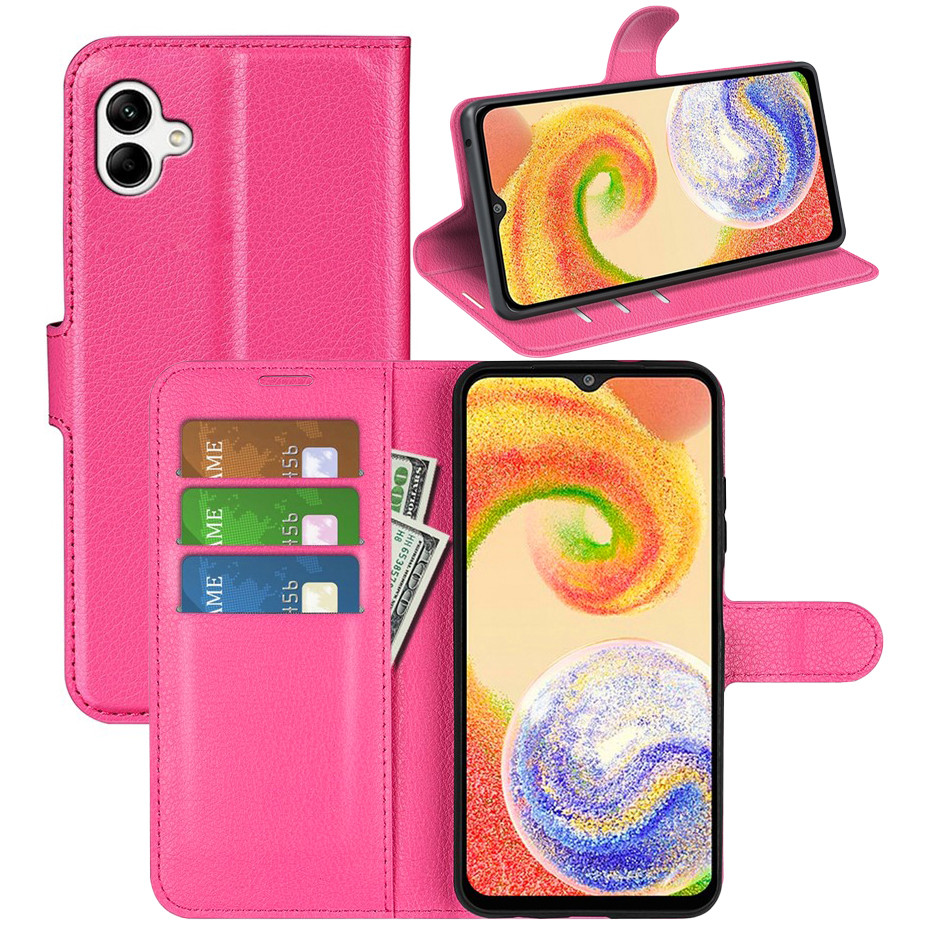 Чехол-книжка Litchie Wallet для Samsung Galaxy A04 Rose