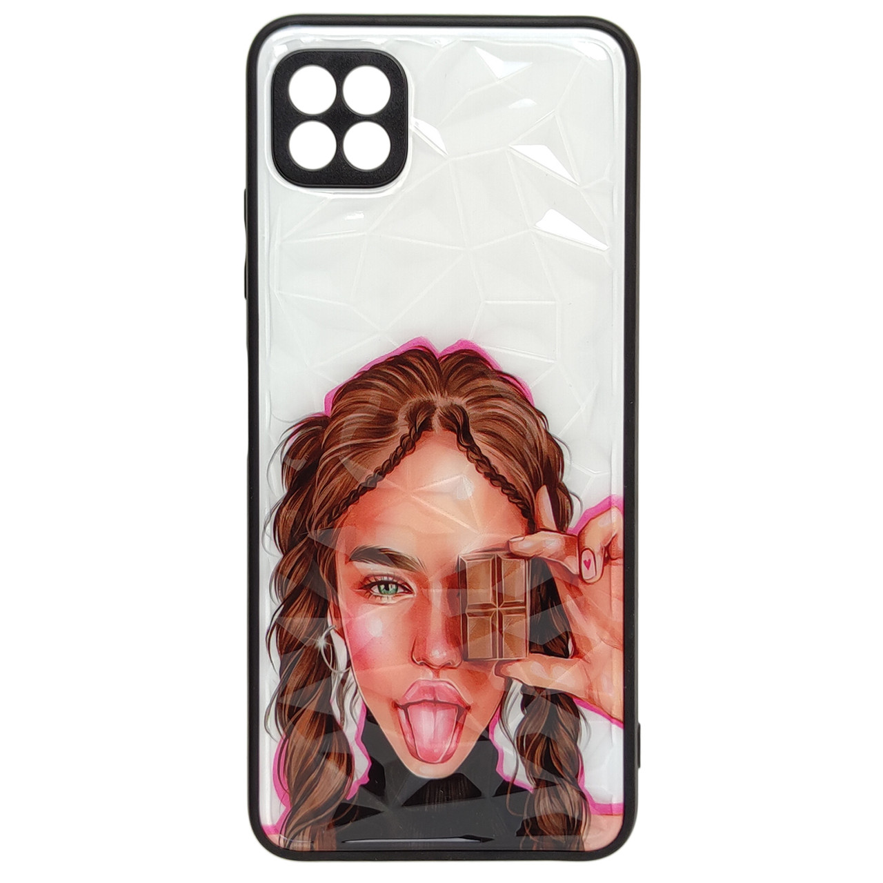 Чохол 3D Prisma Case для Samsung Galaxy A22 5G Girl With Chocolate