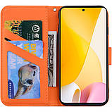 Чохол-книжка Animal Wallet для Xiaomi 12 / 12X Frog, фото 4