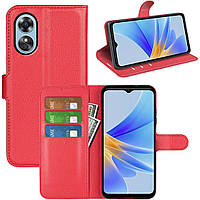 Чохол-книжка Litchie Wallet для Oppo A17 / A17k Red