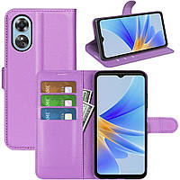 Чохол-книжка Litchie Wallet для Oppo A17 / A17k Violet