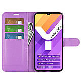 Чохол-книжка Litchie Wallet для Vivo Y15s Violet, фото 7