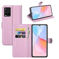 Чохол-книжка Litchie Wallet для Vivo Y33s / Y21s / Y21 Light Pink