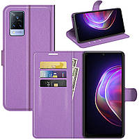 Чохол-книжка Litchie Wallet для Vivo V21 Violet