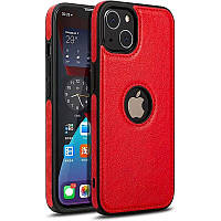 Чохол Slim Leather Case для Apple iPhone 15 Red