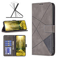 Чохол-книжка BF Color Geometric для Samsung Galaxy S24 Ultra Grey