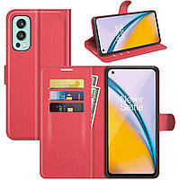 Чохол-книжка Litchie Wallet для OnePlus Nord 2 5G Red