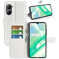 Чохол-книжка Litchie Wallet для Realme C33 White