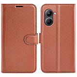 Чохол-книжка Litchie Wallet для Realme C33 Brown, фото 5