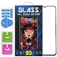 Захисне скло Premium Glass 9D для Realme C33 / C30S Black