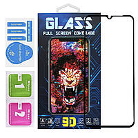 Захисне скло Premium Glass 9D для  Vivo Y02 Black