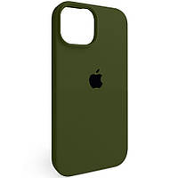 Чохол Silicone Full Cover для Apple iPhone 15 Army Green