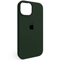 Чохол Silicone Full Cover для Apple iPhone 15 Atrovirens Green