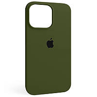 Чохол Silicone Full Cover для Apple iPhone 15 Pro Max Army Green