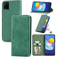 Чохол-книжка Skin Feel Leather Wallet для Vivo Y33s / Y21 / Y21s Green