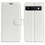 Чохол-книжка Litchie Wallet для Google Pixel 7A White, фото 2