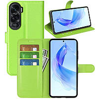 Чохол-книжка Litchie Wallet для Honor 90 Lite Light Green