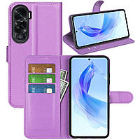 Чохол-книжка Litchie Wallet для Honor 90 Lite Violet
