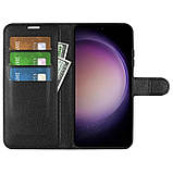 Чохол-книжка Litchie Wallet для Samsung Galaxy S23 FE Black, фото 5