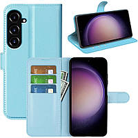 Чохол-книжка Litchie Wallet для Samsung Galaxy S23 FE Light Blue