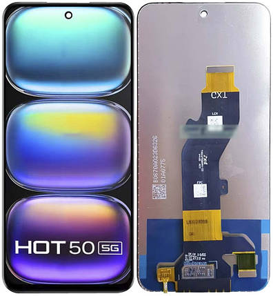 Дисплей + сенсор Infinix Hot 50 5G (X6720) Black - p/n: 1051000097 A0, фото 1