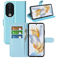 Чохол-книжка Litchie Wallet для Honor 90 Light Blue