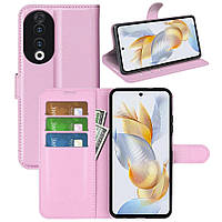 Чохол-книжка Litchie Wallet для Honor 90 Light Pink