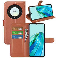 Чохол-книжка Litchie Wallet для Honor Magic 5 Lite 5G / X9a 5G Brown