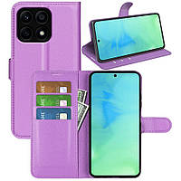 Чохол-книжка Litchie Wallet для Honor X8a Violet