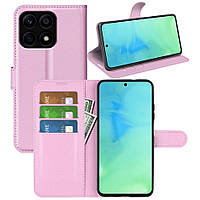 Чохол-книжка Litchie Wallet для Honor X8a Light Pink