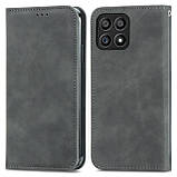 Чохол-книжка Skin Feel Leather Wallet для Honor X8a Grey, фото 2
